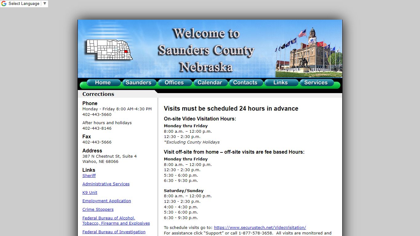 Saunders County Department of Corrections